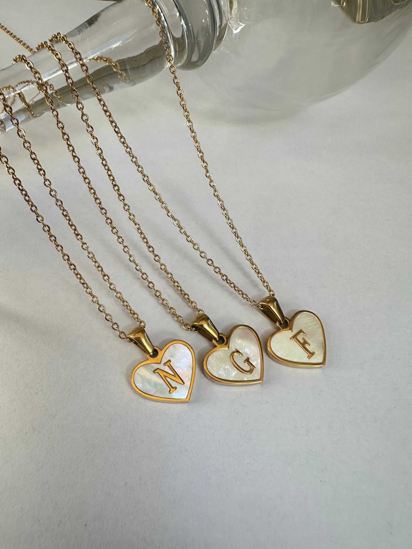 Necklace Pearl Initial