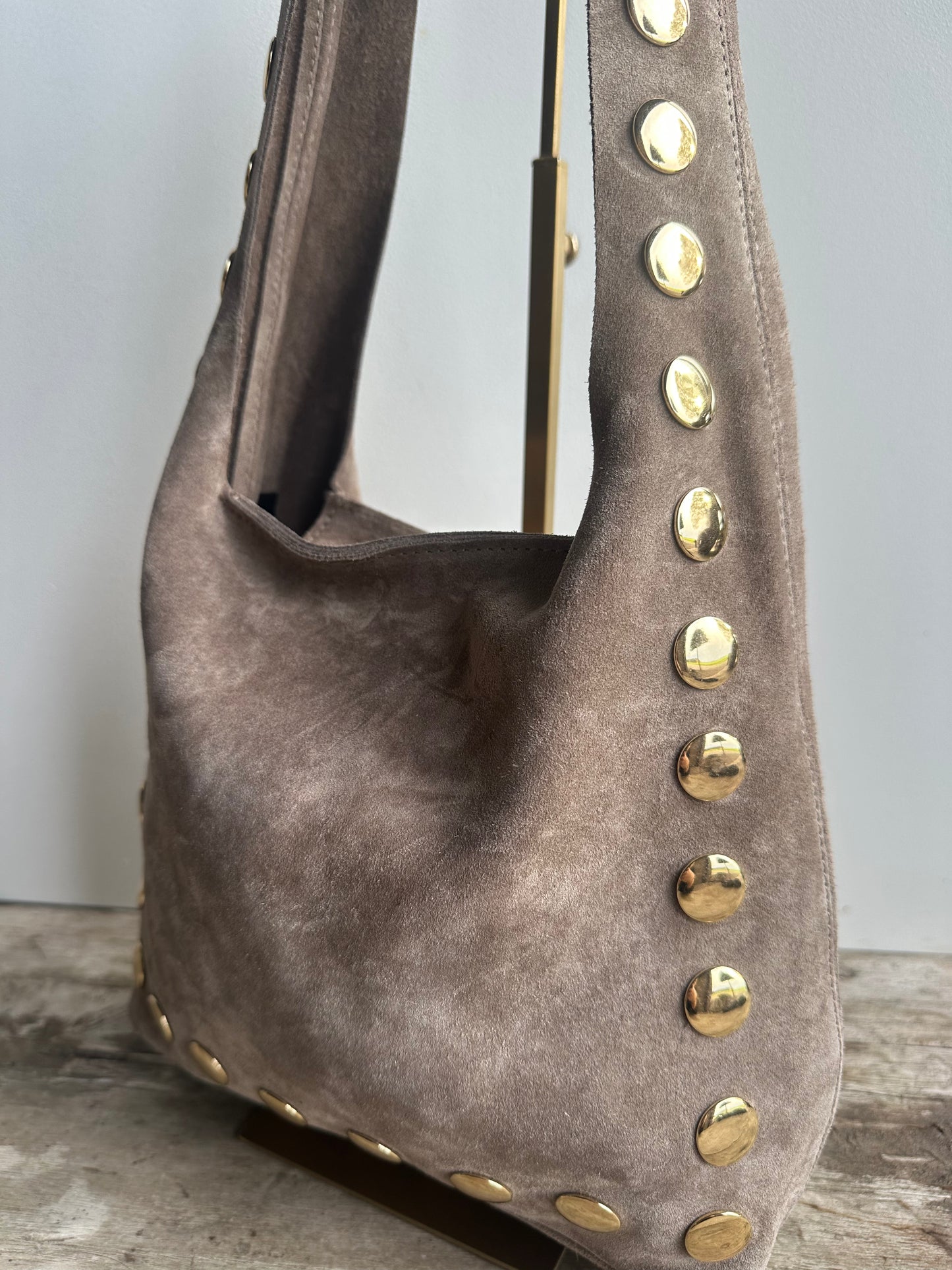 Stud bag Beige