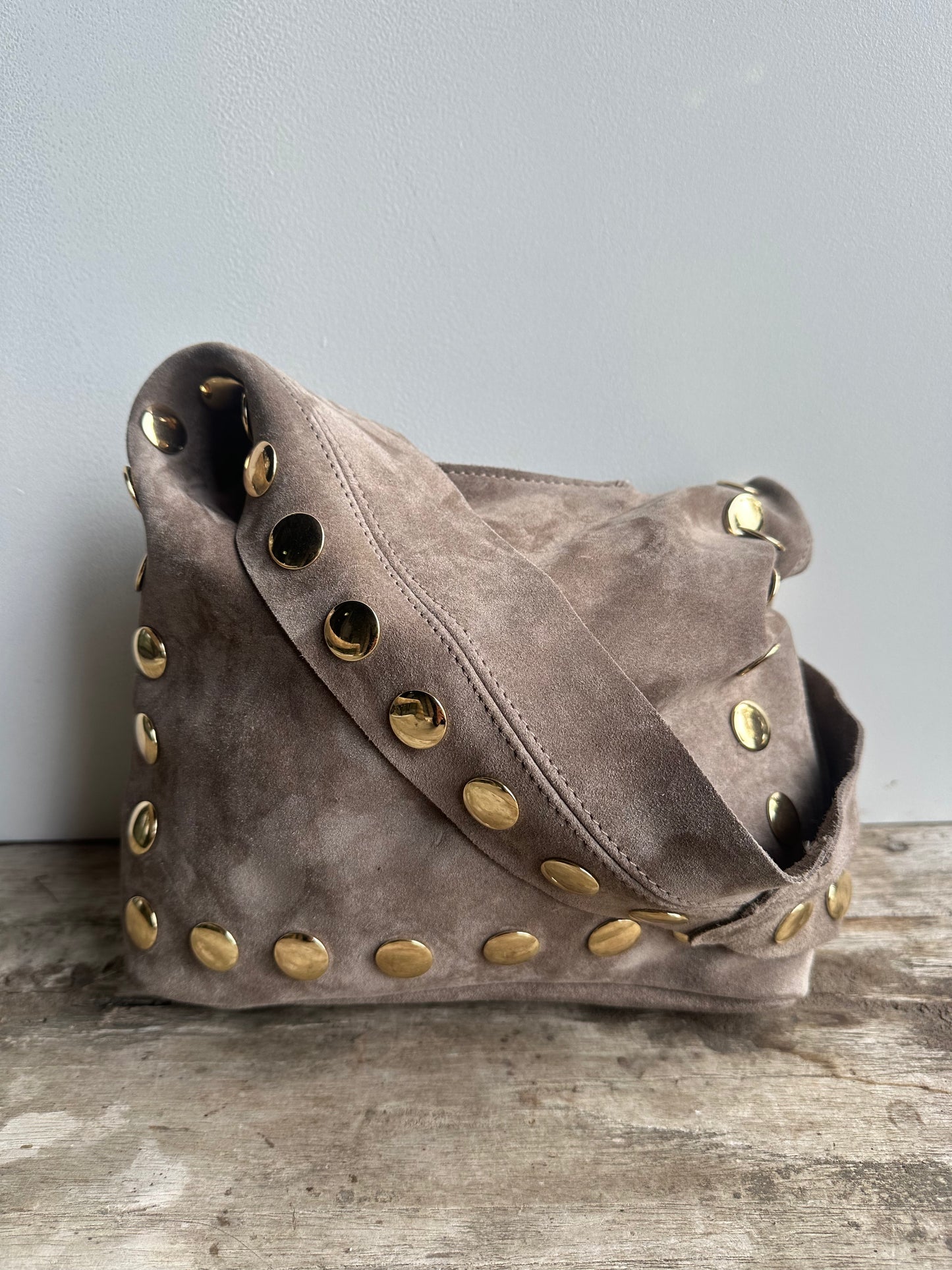 Stud bag Beige