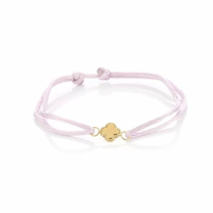 Satin Bracelet Lucky Clover