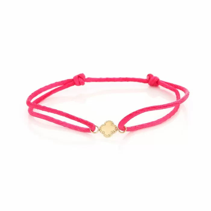 Satin Bracelet Lucky Clover
