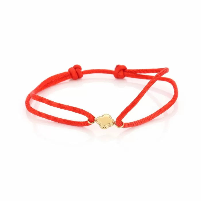 Satin Bracelet Lucky Clover