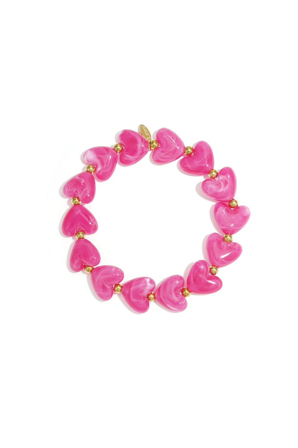 Bracelet Heart Beads
