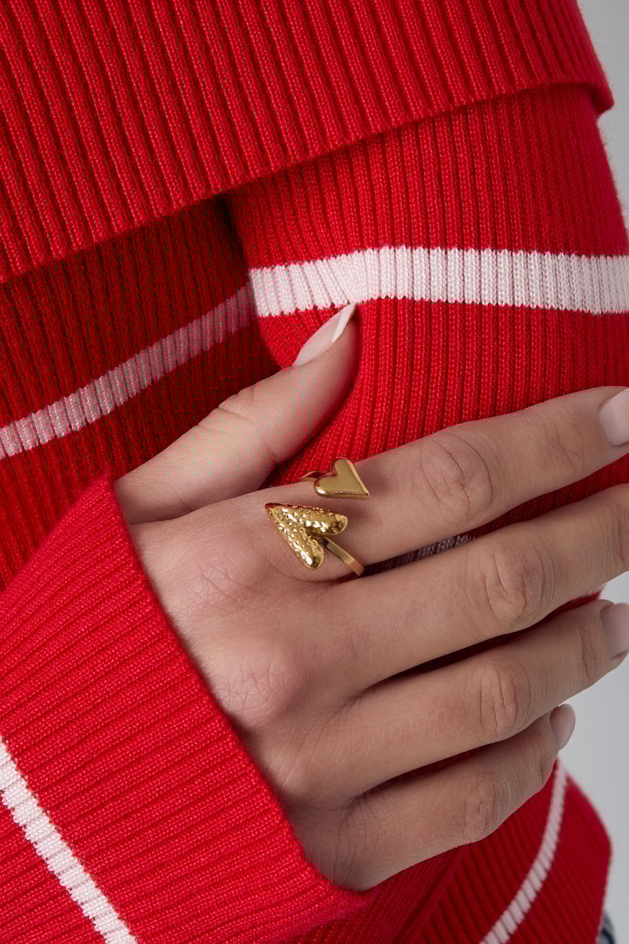 Ring Double Heart