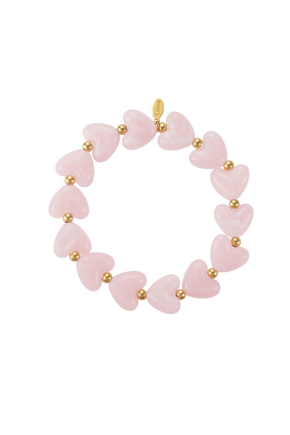 Bracelet Heart Beads