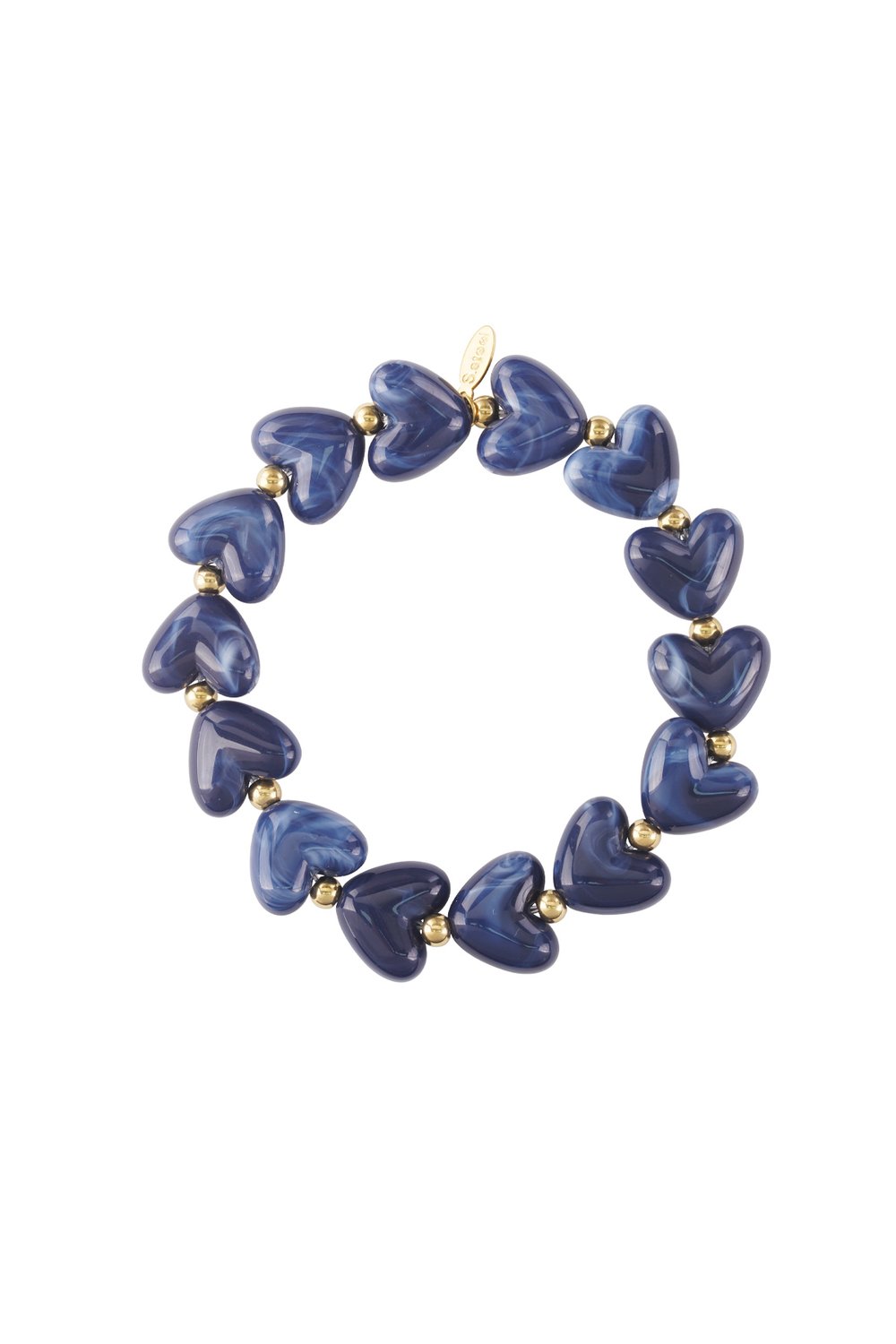 Bracelet Heart Beads