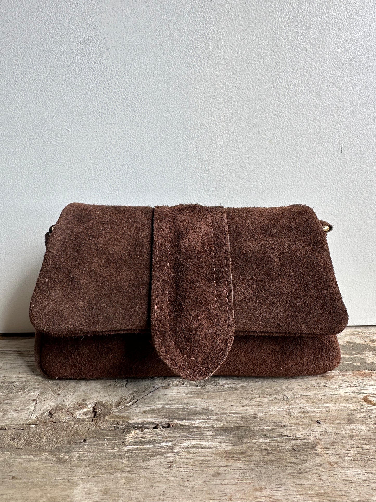Yasmin Puffy Suede Chocolate