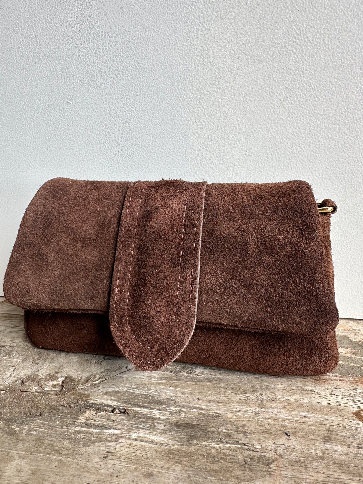 Yasmin Puffy Suede Chocolate