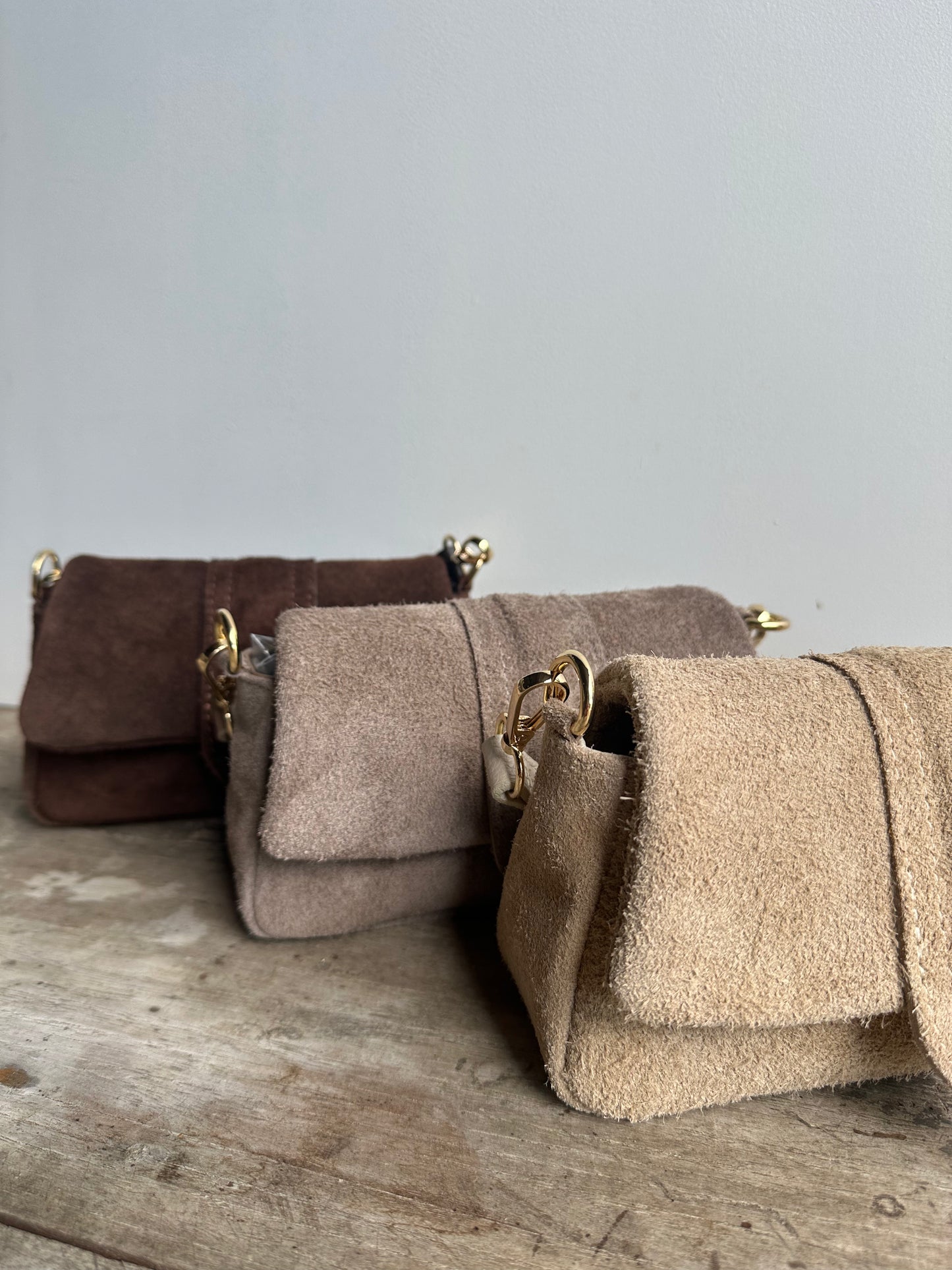 Yasmin Puffy Suede Chocolate