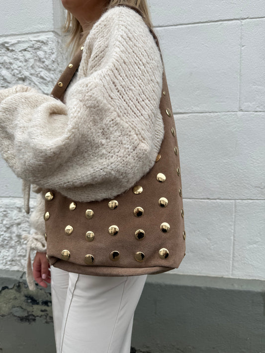 Studs Bag Beige