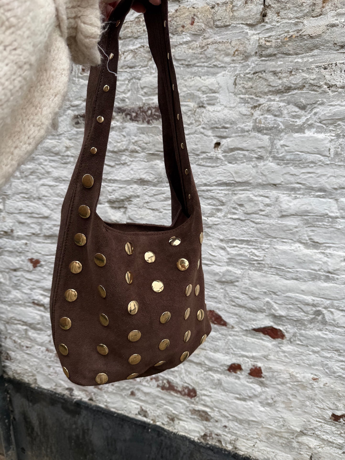 Studs Bag Brown