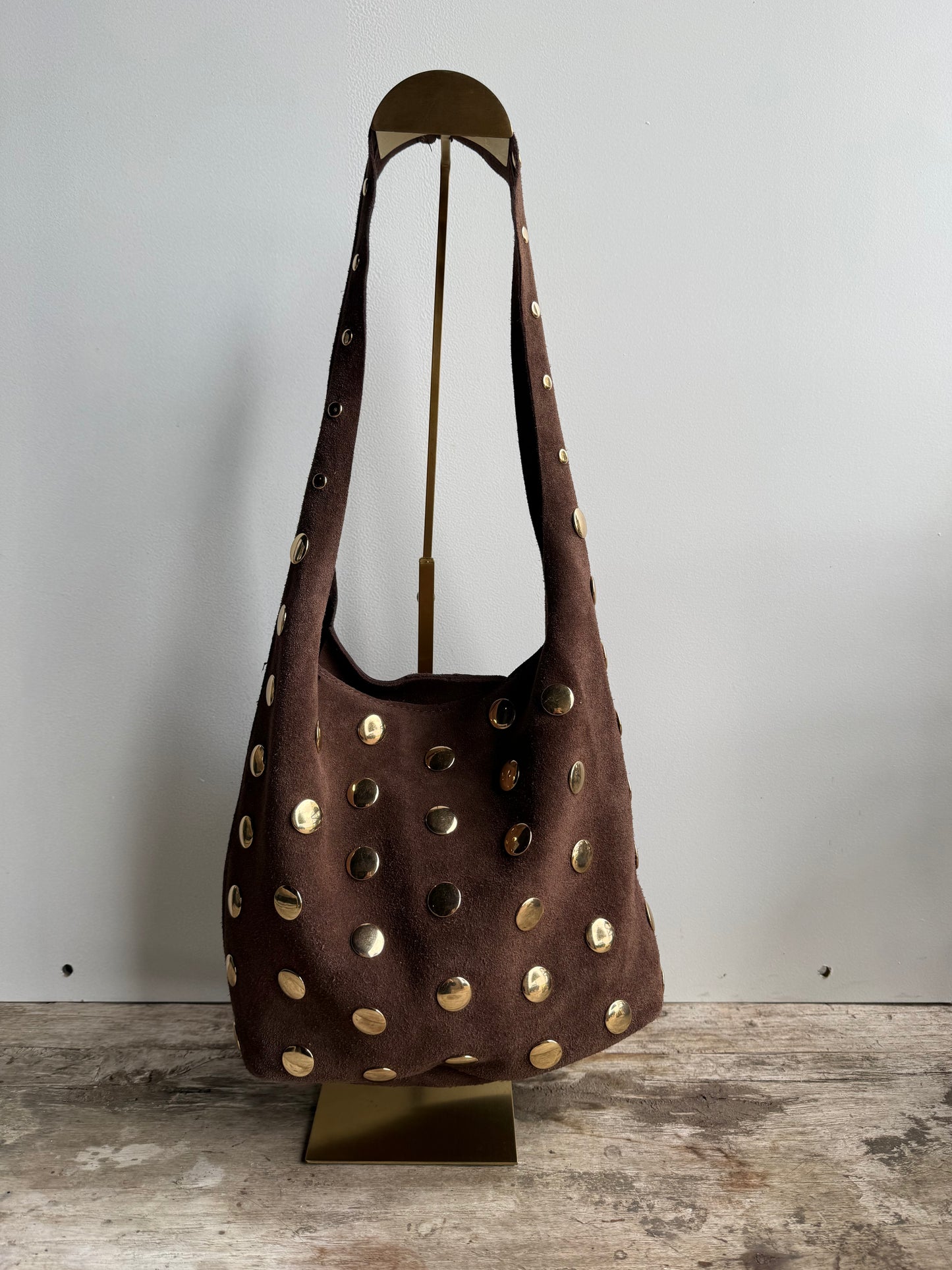 Studs Bag Brown