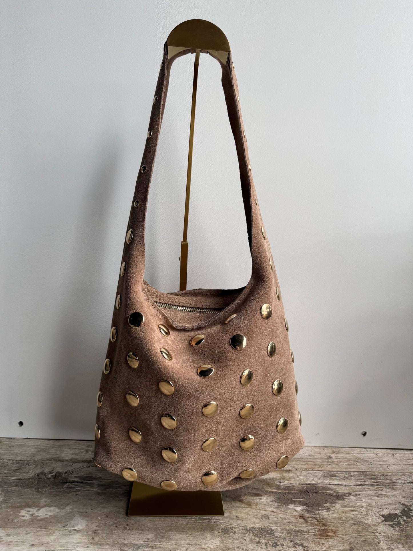 Studs Bag Beige