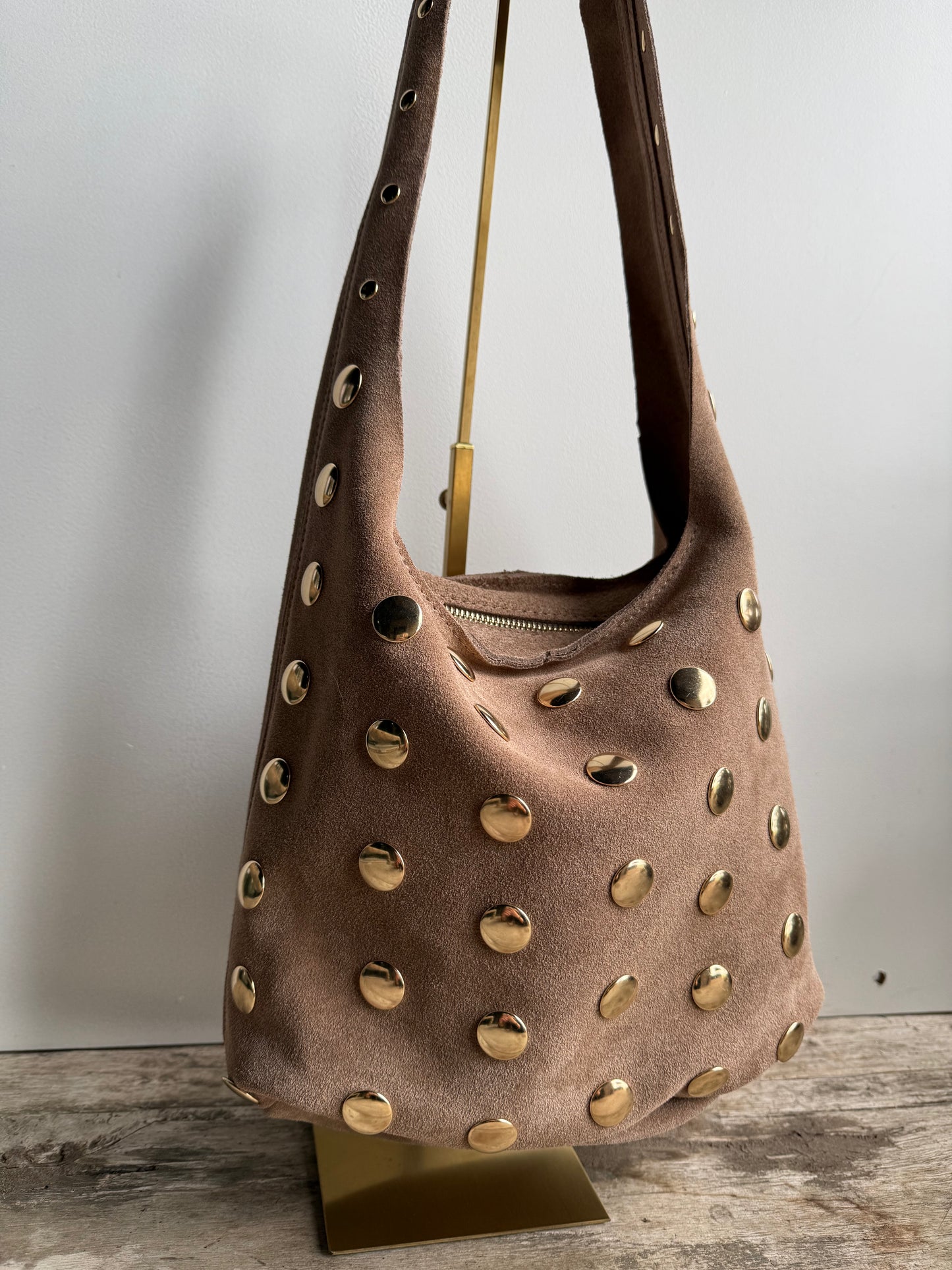 Studs Bag Beige
