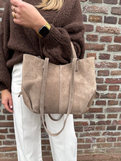 Polly Bag Suede Burgundy