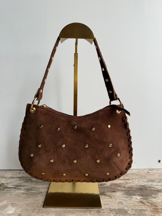 Mini Stud Bag Brown