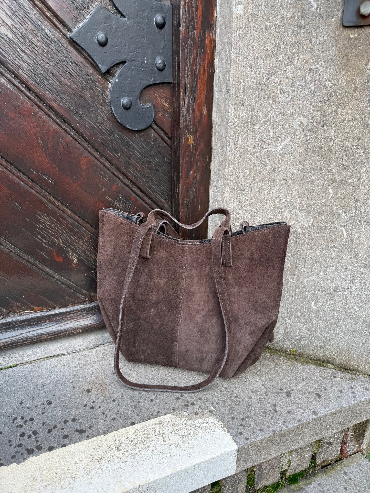 Polly Bag Suede Taupe
