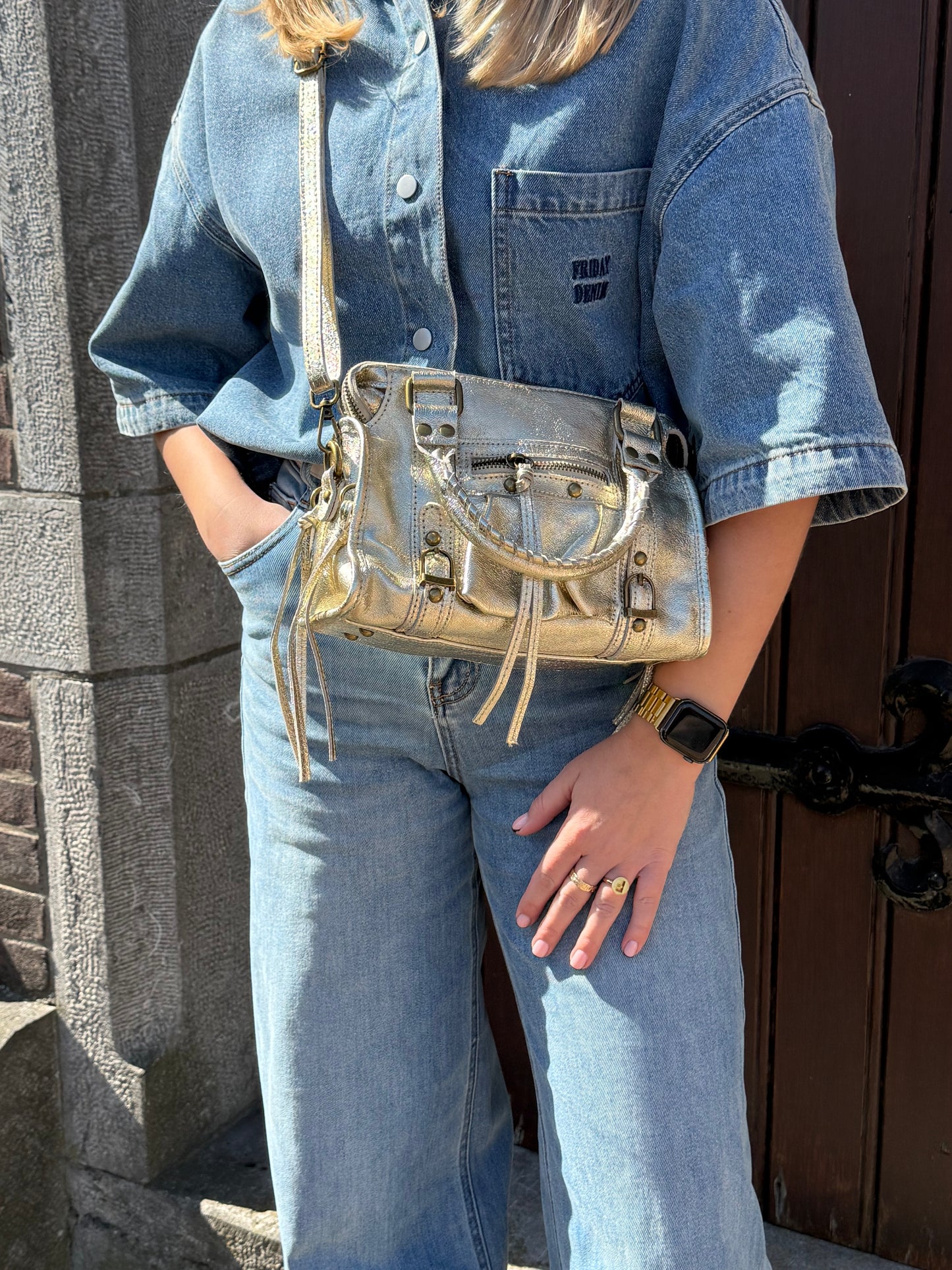 Yara Bag Metallic Gold