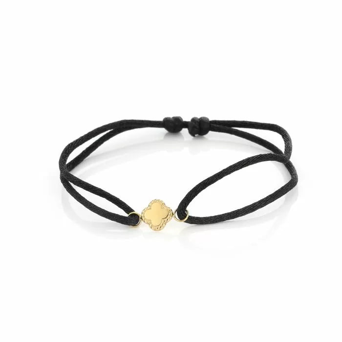 Satin Bracelet Lucky Clover