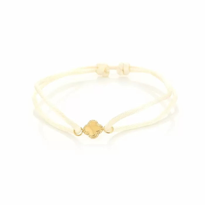 Satin Bracelet Lucky Clover