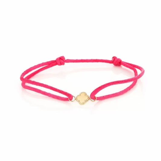 Satin Bracelet Lucky Clover