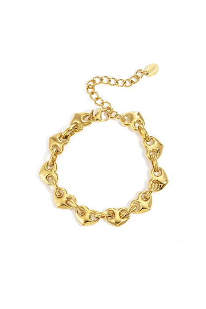Bracelet Chain Hearts