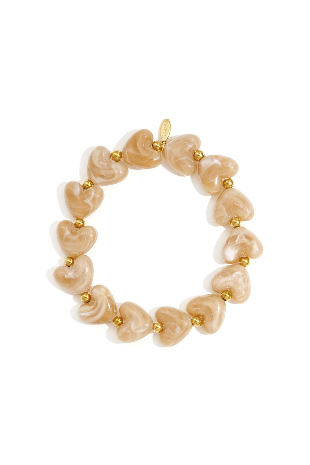 Bracelet Heart Beads