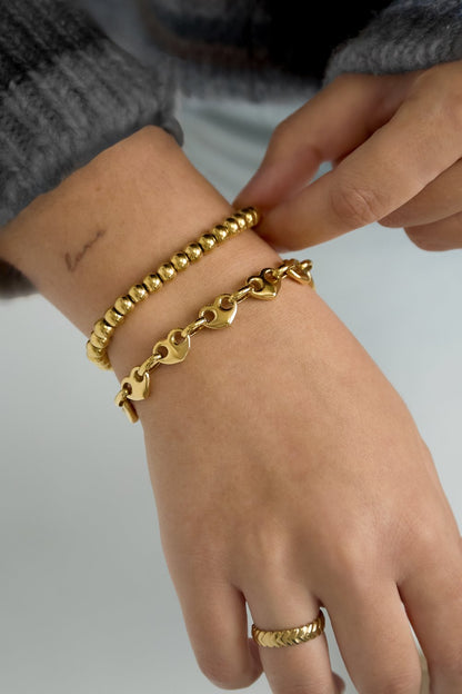 Bracelet Chain Hearts