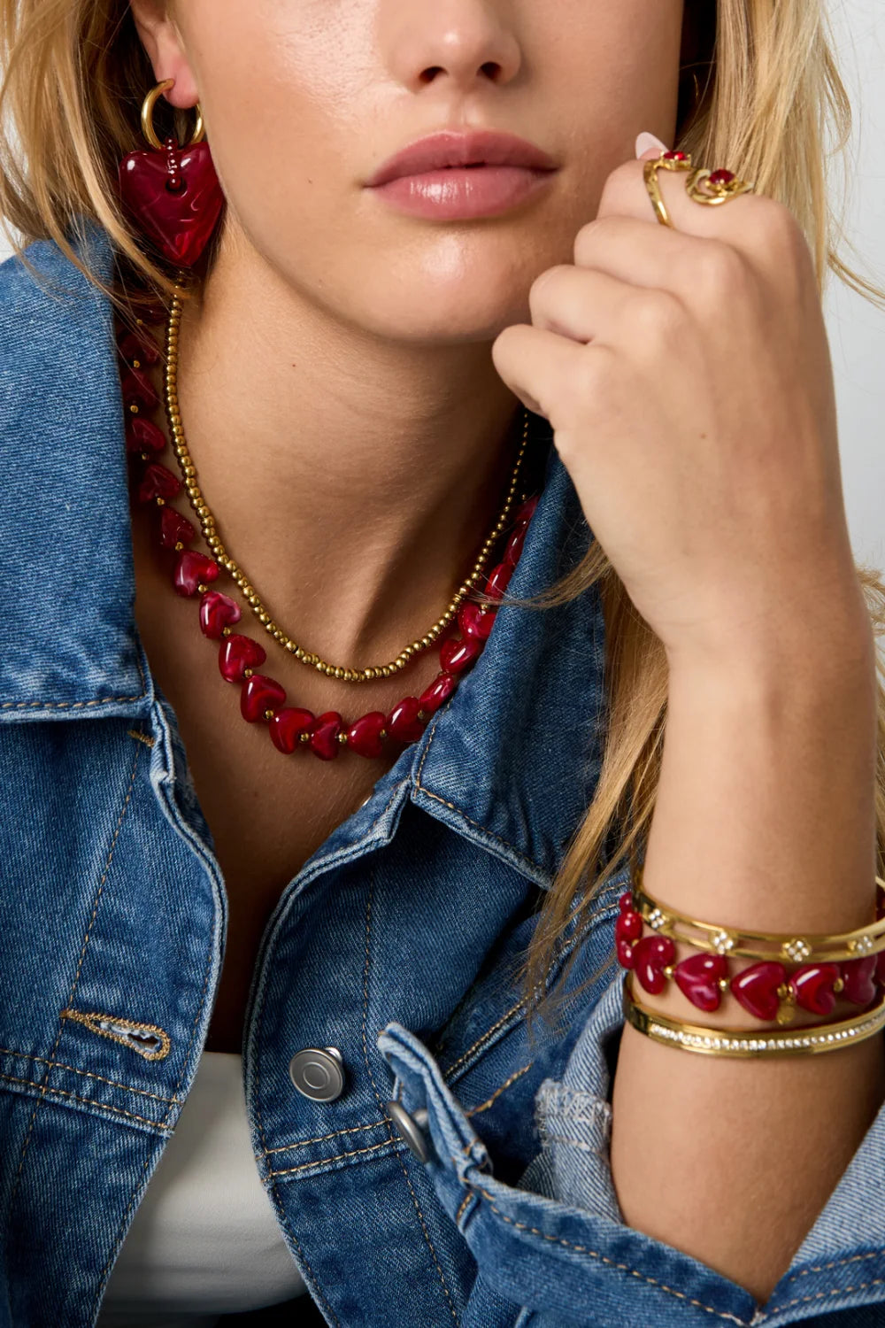 Heart Beads Necklace
